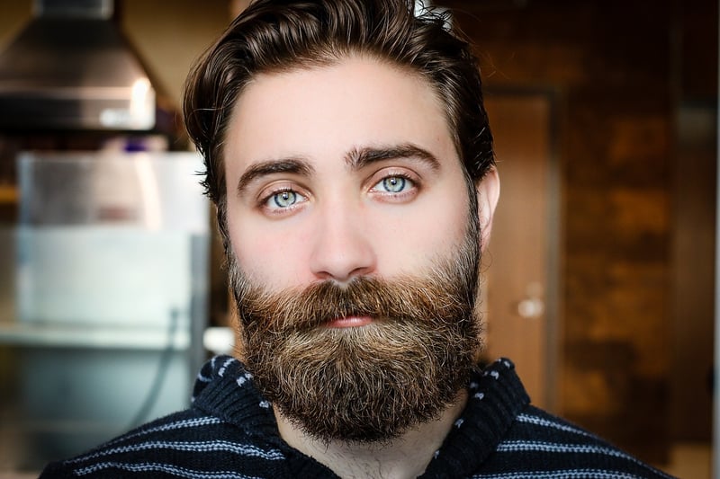 Portrait of an elderly man with a beard